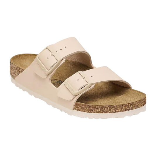 Birkenstock Arizona New Beige sandalo doppia fibbia beige