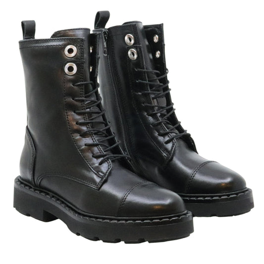 MJUS L88208 anfibio donna in pelle nera