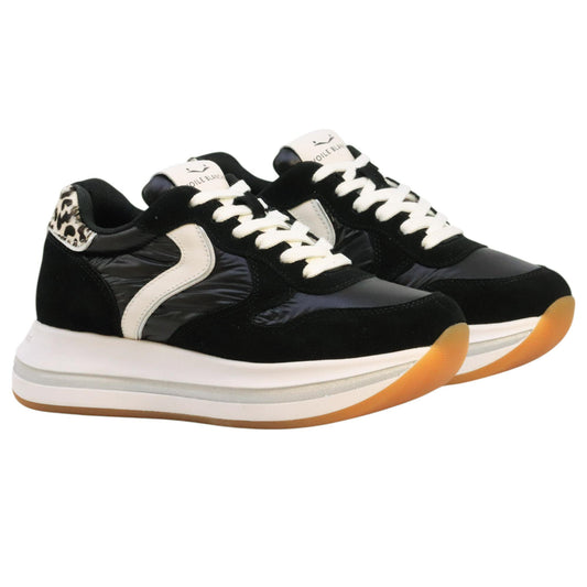 Voile Blanche Merry Sneaker donna in camoscio nero