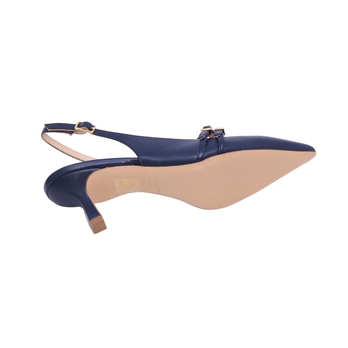 Fabio Rusconi slingback donna E-2565 Rosia in pelle navy