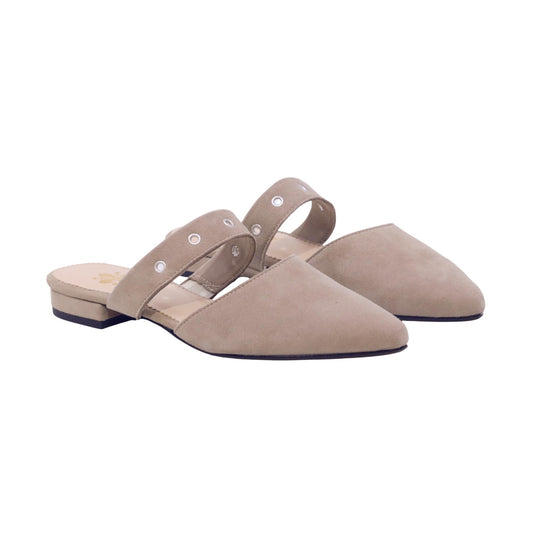 Jaffè sabot donna 670 in camoscio terra