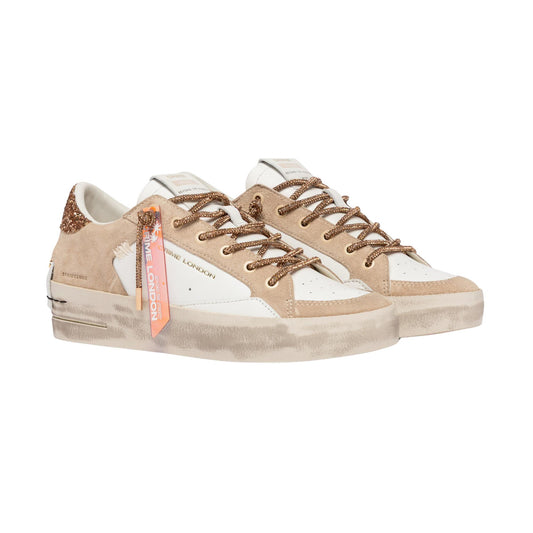 Crime London Sk8 Deluxe Wedge Champagne Dust 29154 sneaker donna