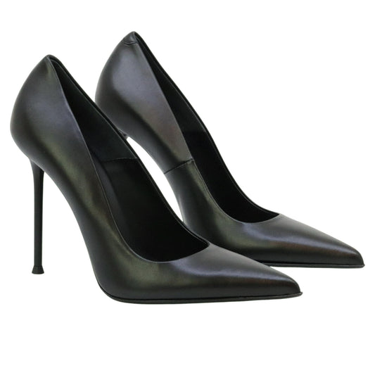 Sergio Levantesi Ley5 décolleté donna in pelle nera