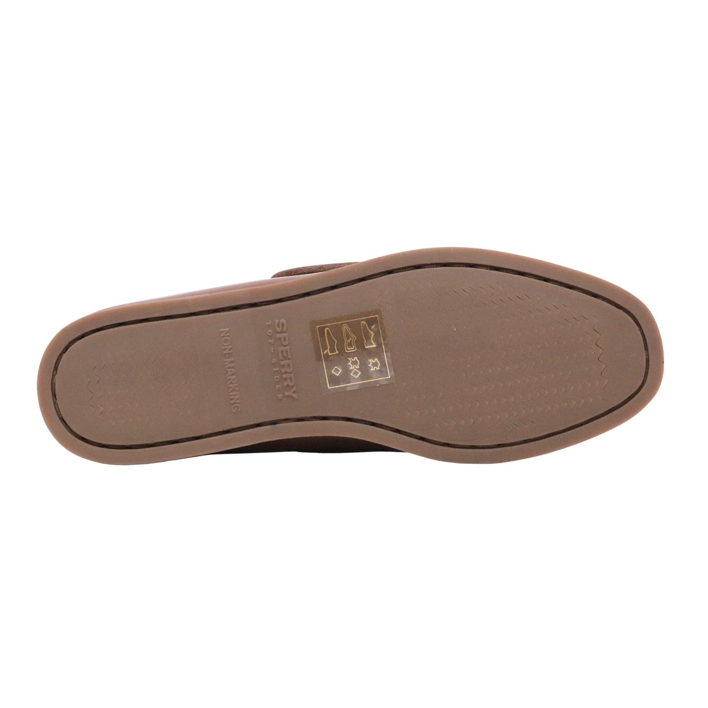 Sperry A/O 2-Eye scarpa da barca mocassino donna in pelle marrone