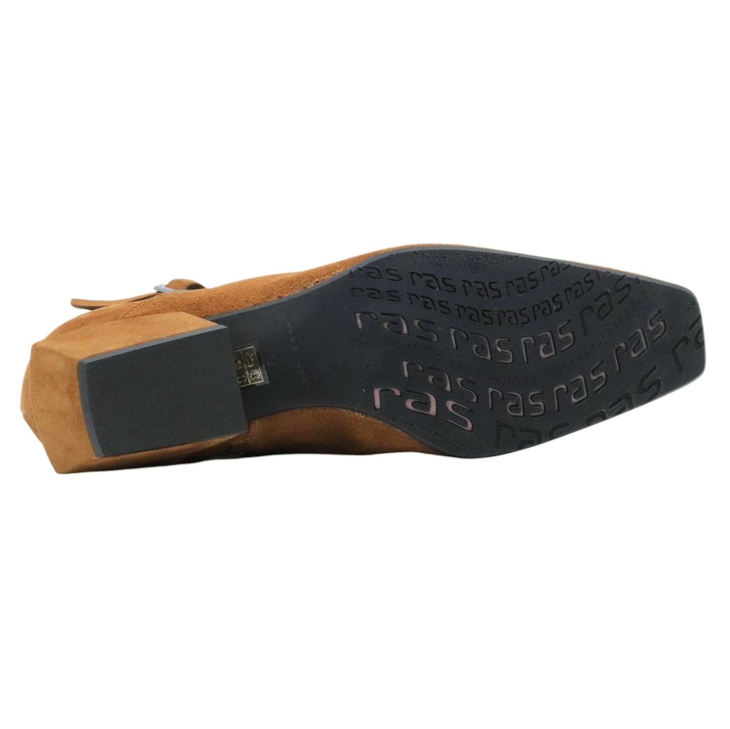 Ras 8260 stivaletto donna camoscio cuoio