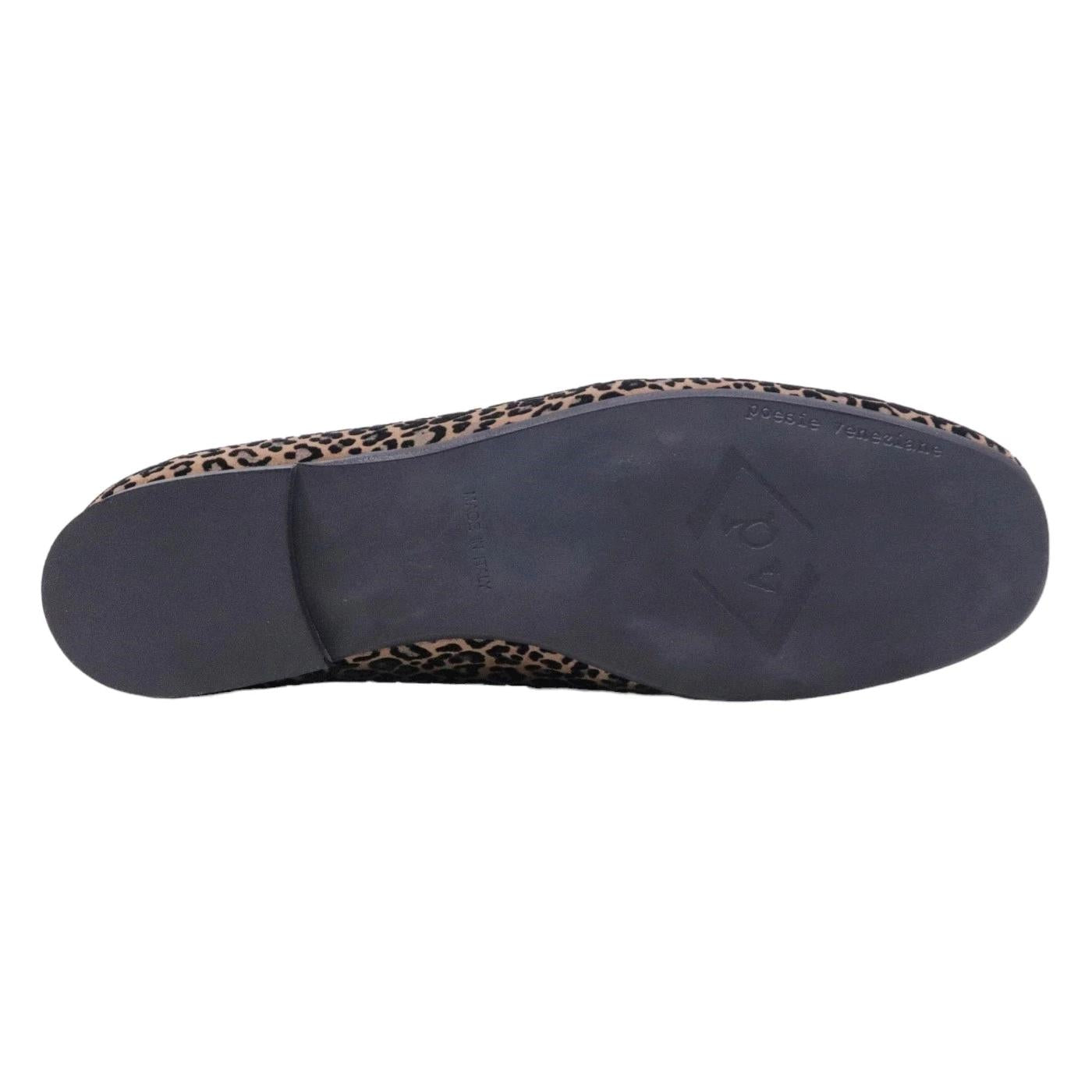 Mocassino donna Poesie Veneziane Seo09 in camoscio leopardo