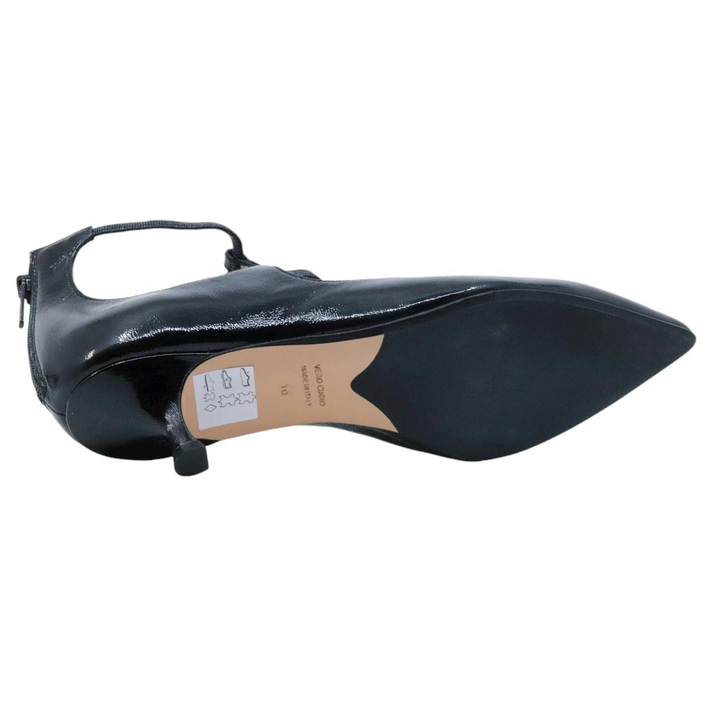 Décolleté donna Anna F 1376 in naplak nera