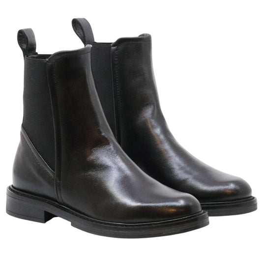 MJUS T81223 Fatima chelsea boot donna in pelle nera