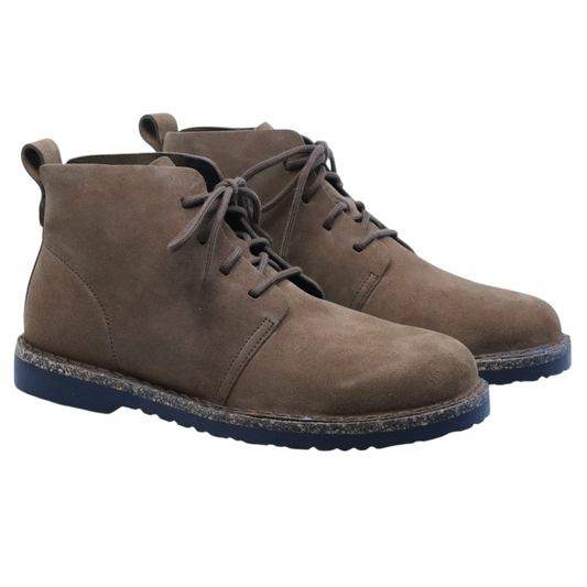 Birkenstock Uppsala Mid stivaletto donna in pelle scamosciata dark tea