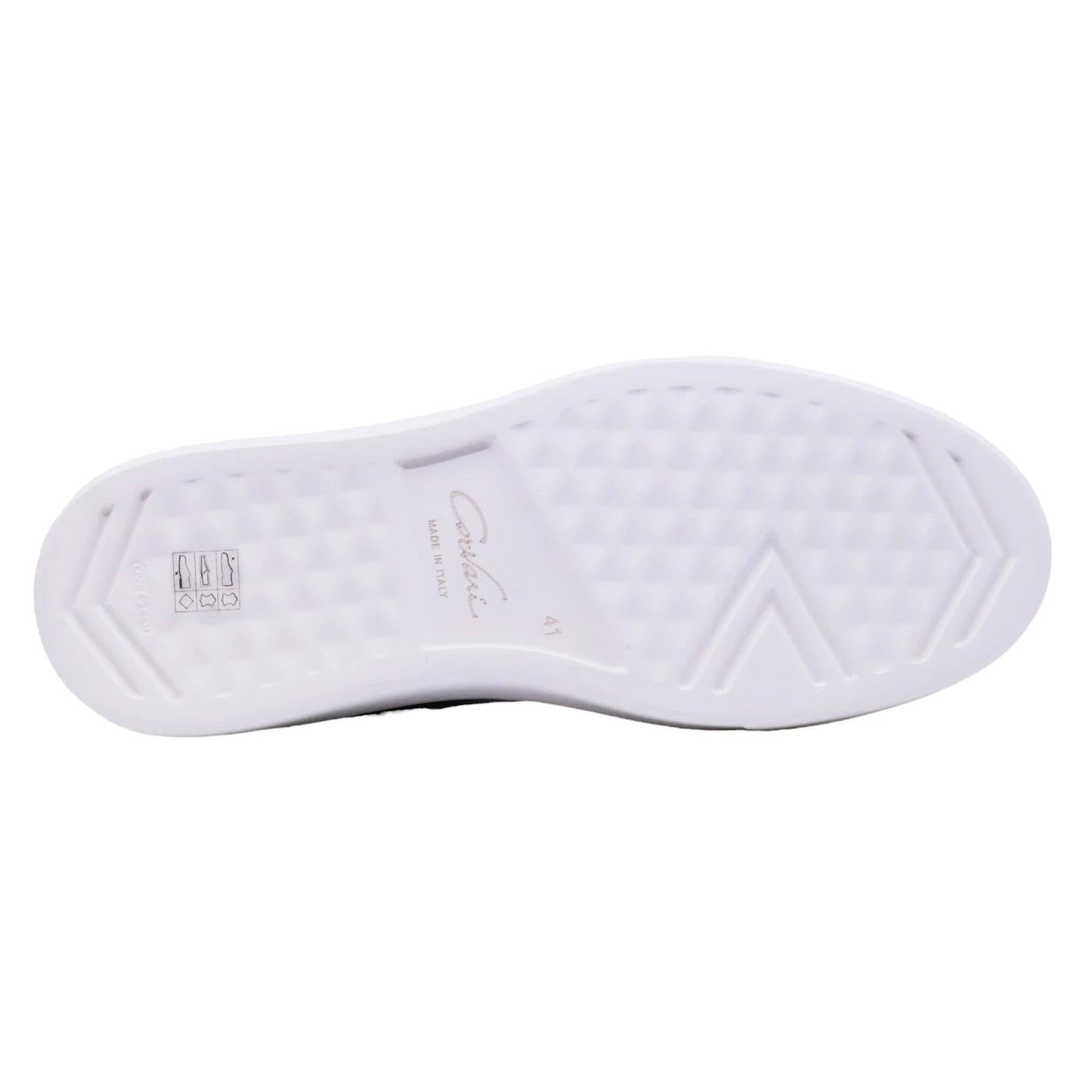 Sneaker uomo Corvari 2325 in pelle cognac