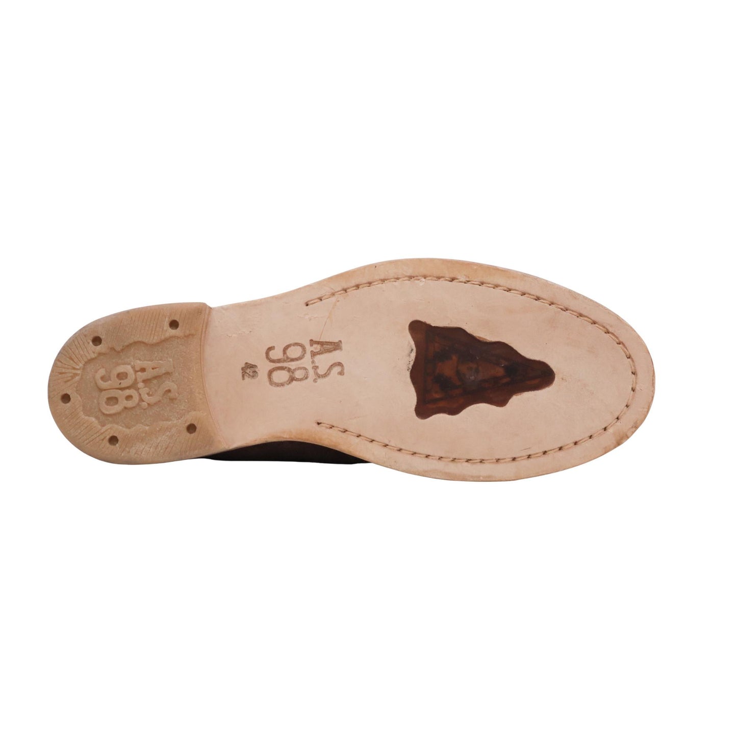 AS98 Casper Z59103 mocassino uomo in camoscio ebano con nappine