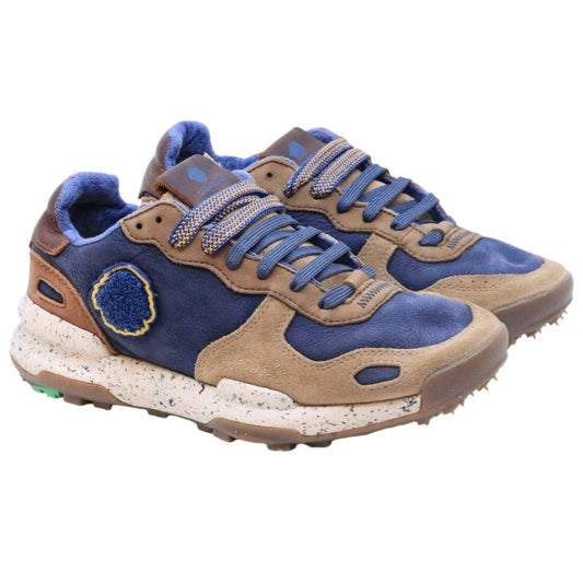 Satorisan Chacrona Premium sneaker uomo in pelle blu