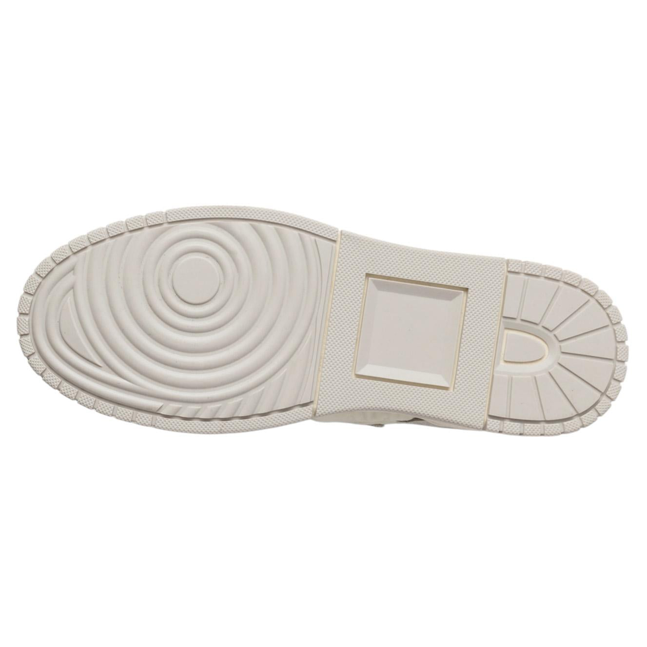 DATE Torneo Pure Nylon Ivory TP NY IV sneaker uomo in camoscio grigio