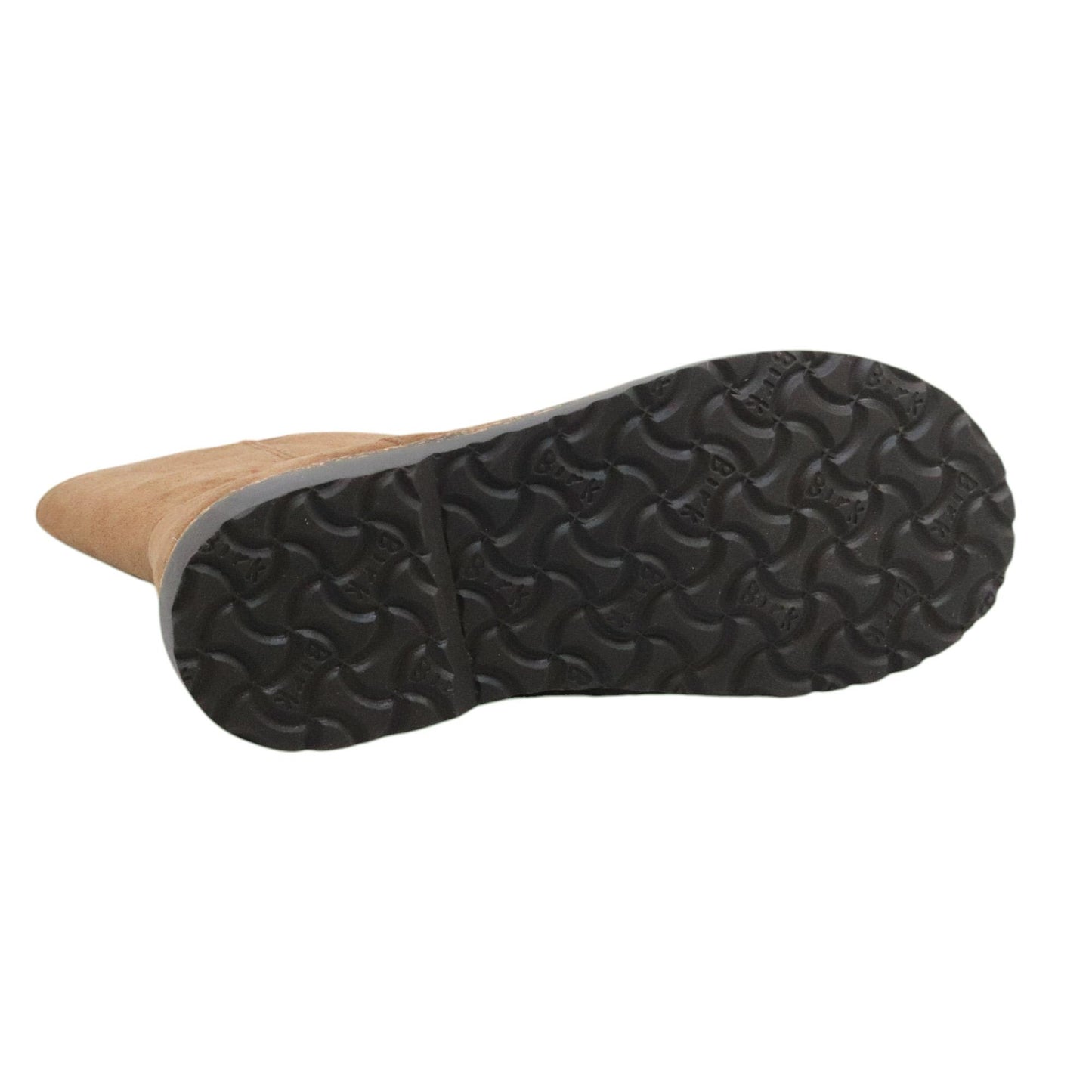 Birkenstock Uppsala Zip stivaletto donna in pelle scamosciata dark tea<BR/><BR/>
