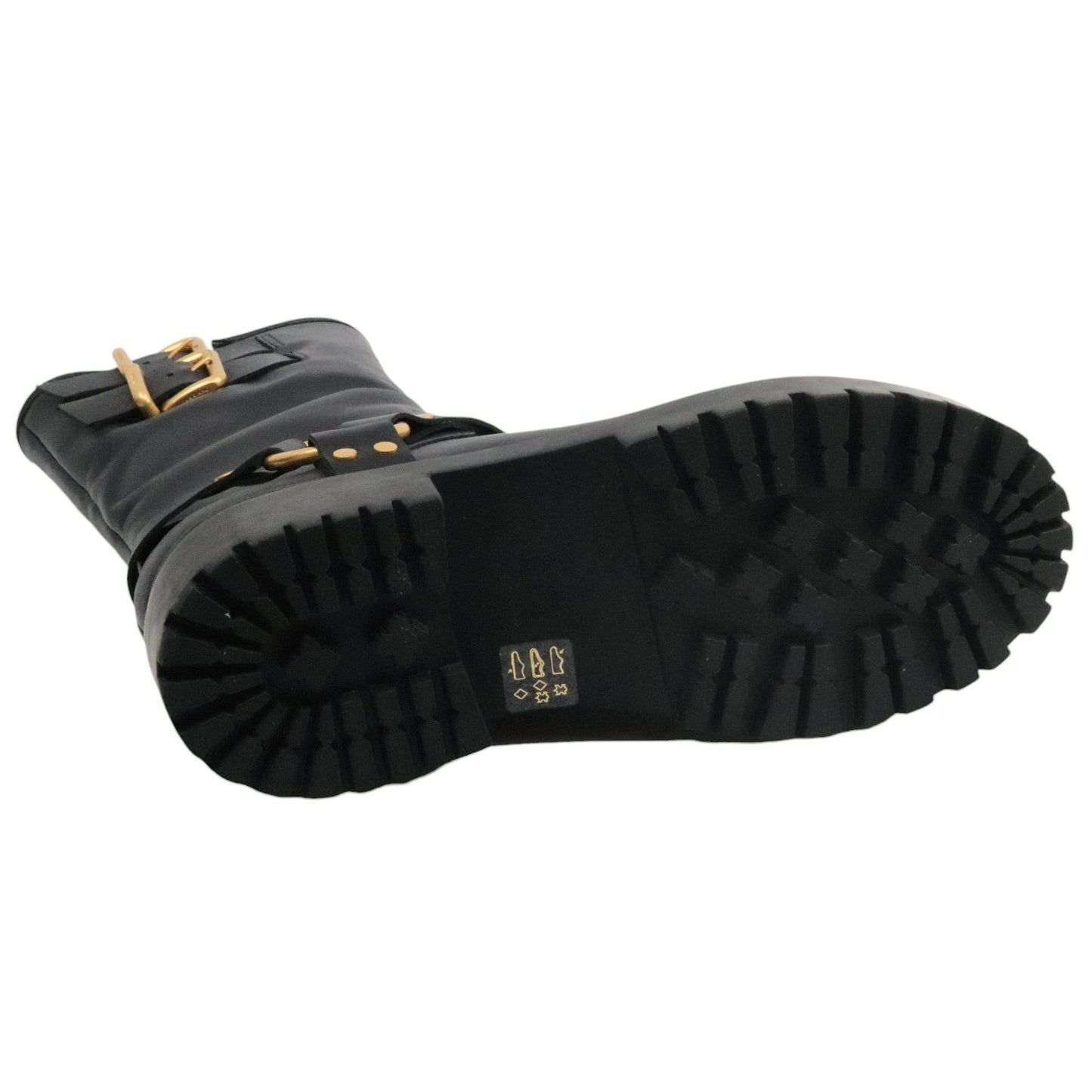 Stivale Biker donna Carrano 506034 in pelle nera