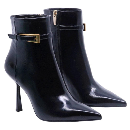 Stivaletto donna Chantal 1962 2364 in pelle verlux nera