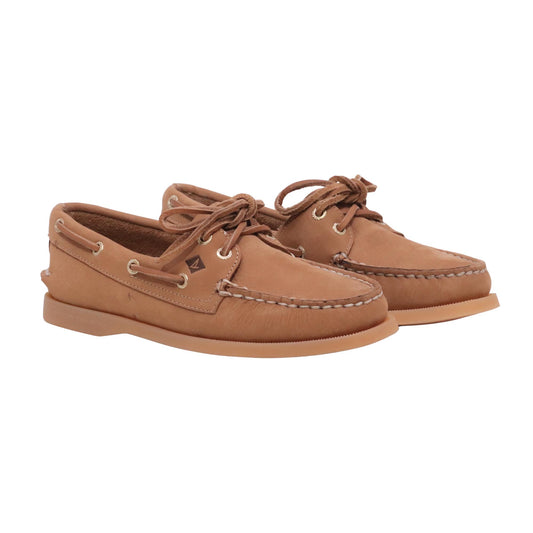 Sperry A/O 2-Eye scarpa da barca mocassino donna in pelle tan