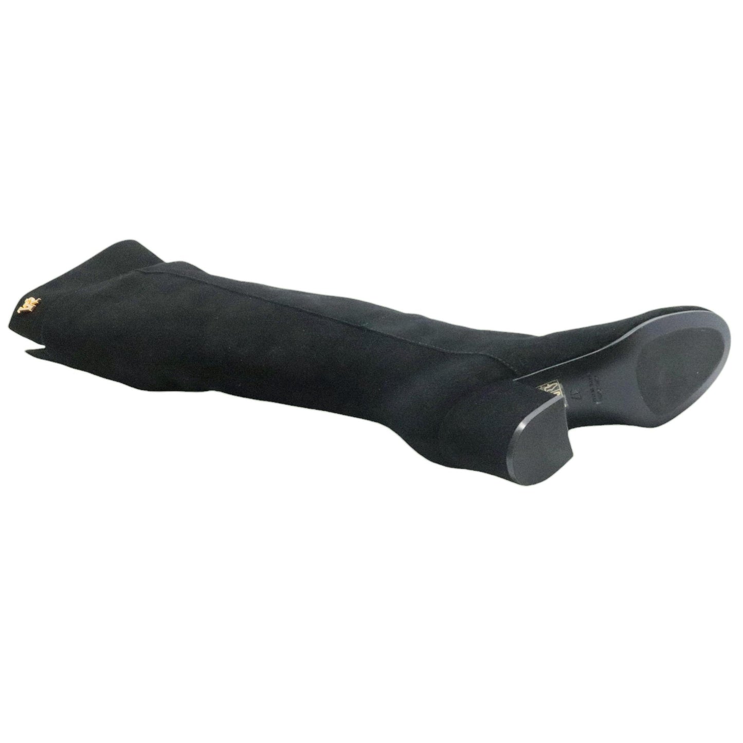 Stivale Via Roma 15 3988 in camoscio nero