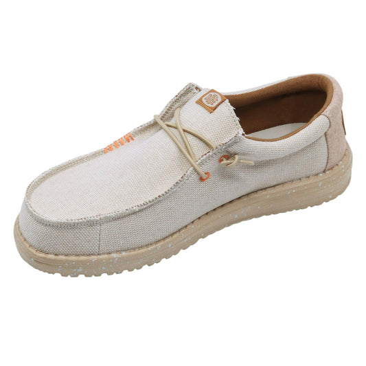 Hey Dude Wally Coastline Jute sneaker uomo beige