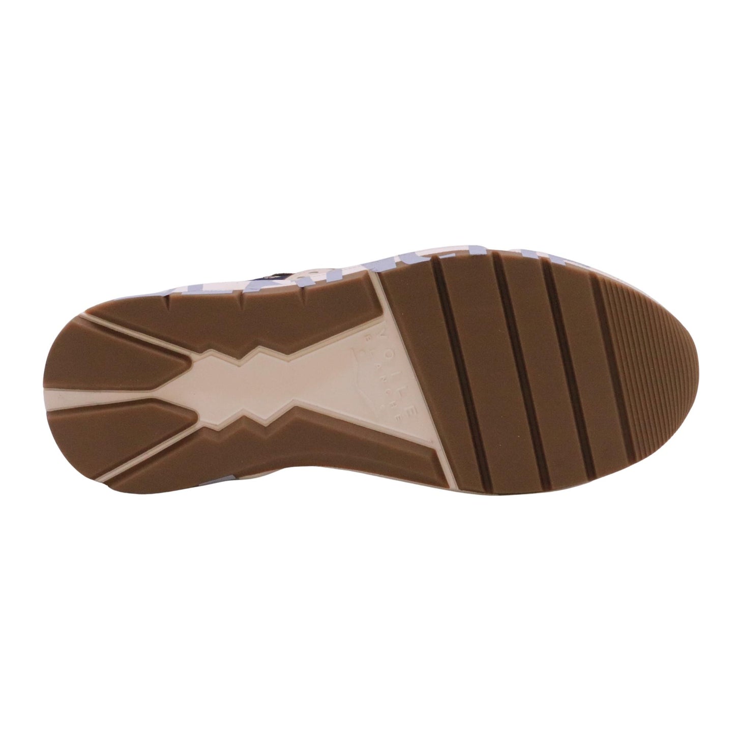Voile Blanche Club01 sneaker uomo suede e tessuto marrone e navy