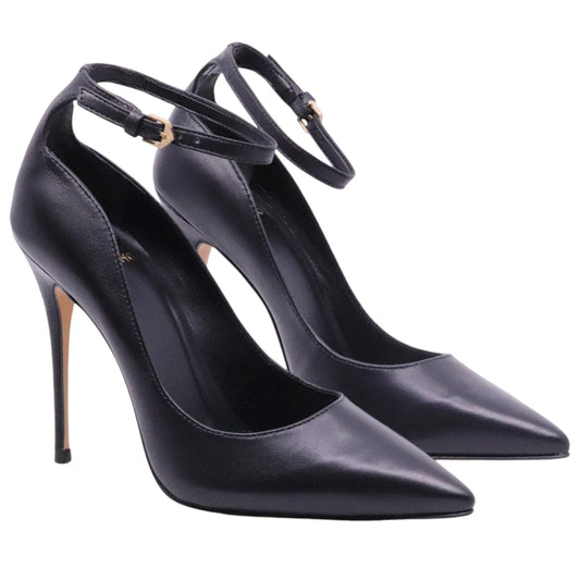 Décolleté donna Carrano in pelle di colore nero