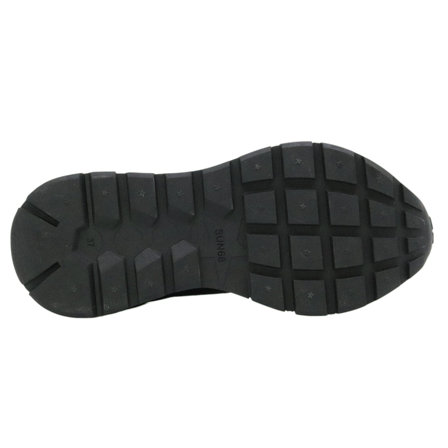 SUN68 Ally Studs Z45206 sneaker donna in similpelle e suede bianco