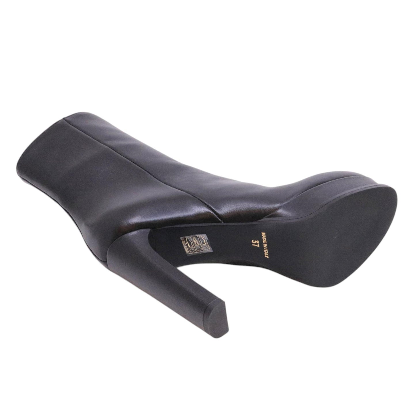 Chantal 1962 2816 tronchetto donna in pelle nera