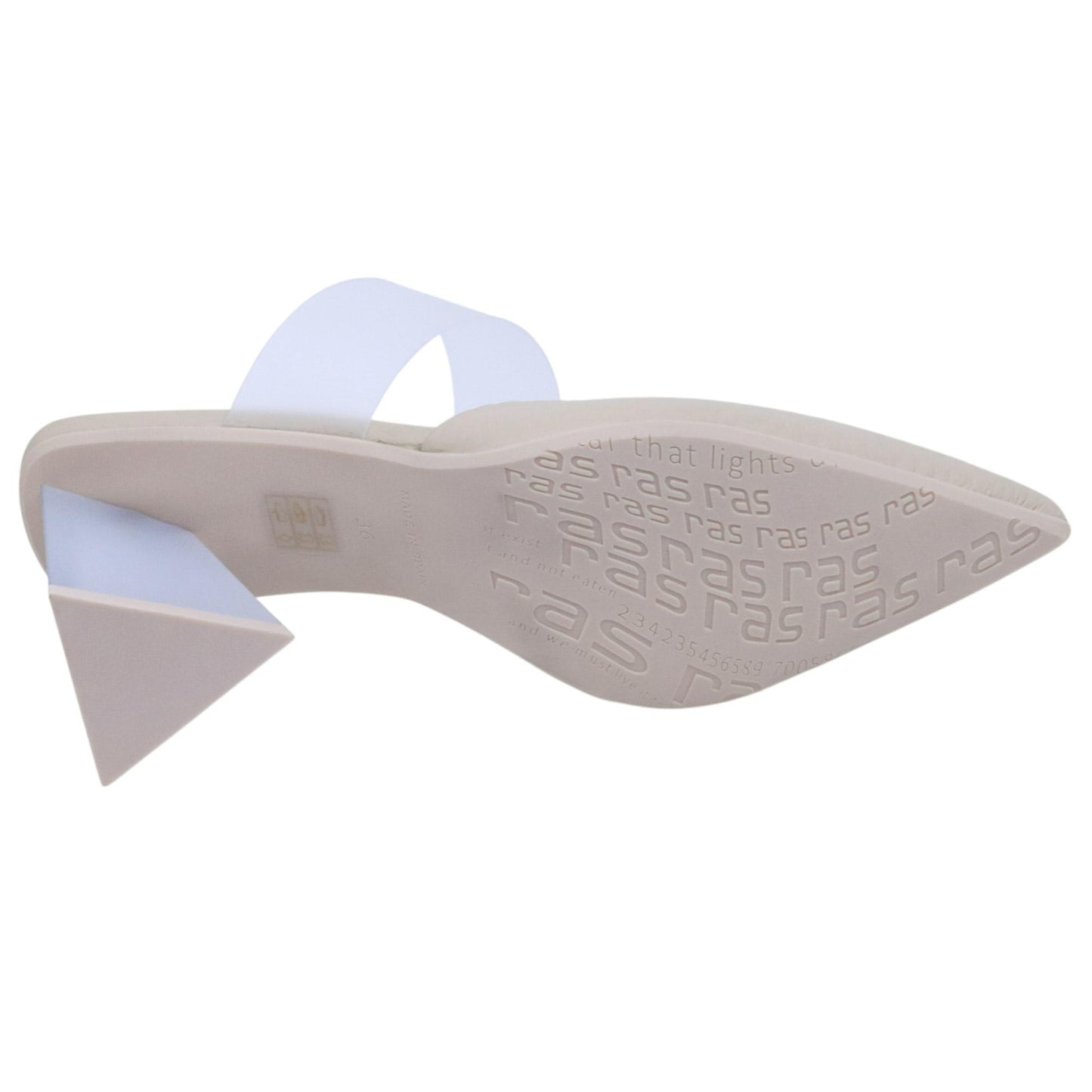 Ras 7635 slingback donna in pelle beige sabbia.