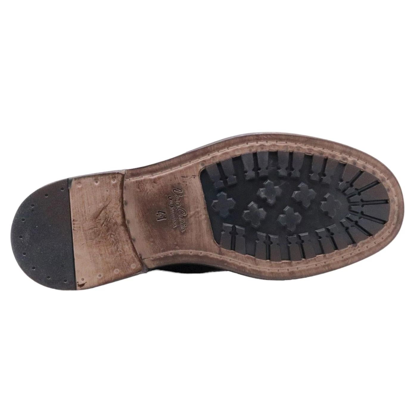 Stivaletto uomo Seboy's in pelle di colore marrone