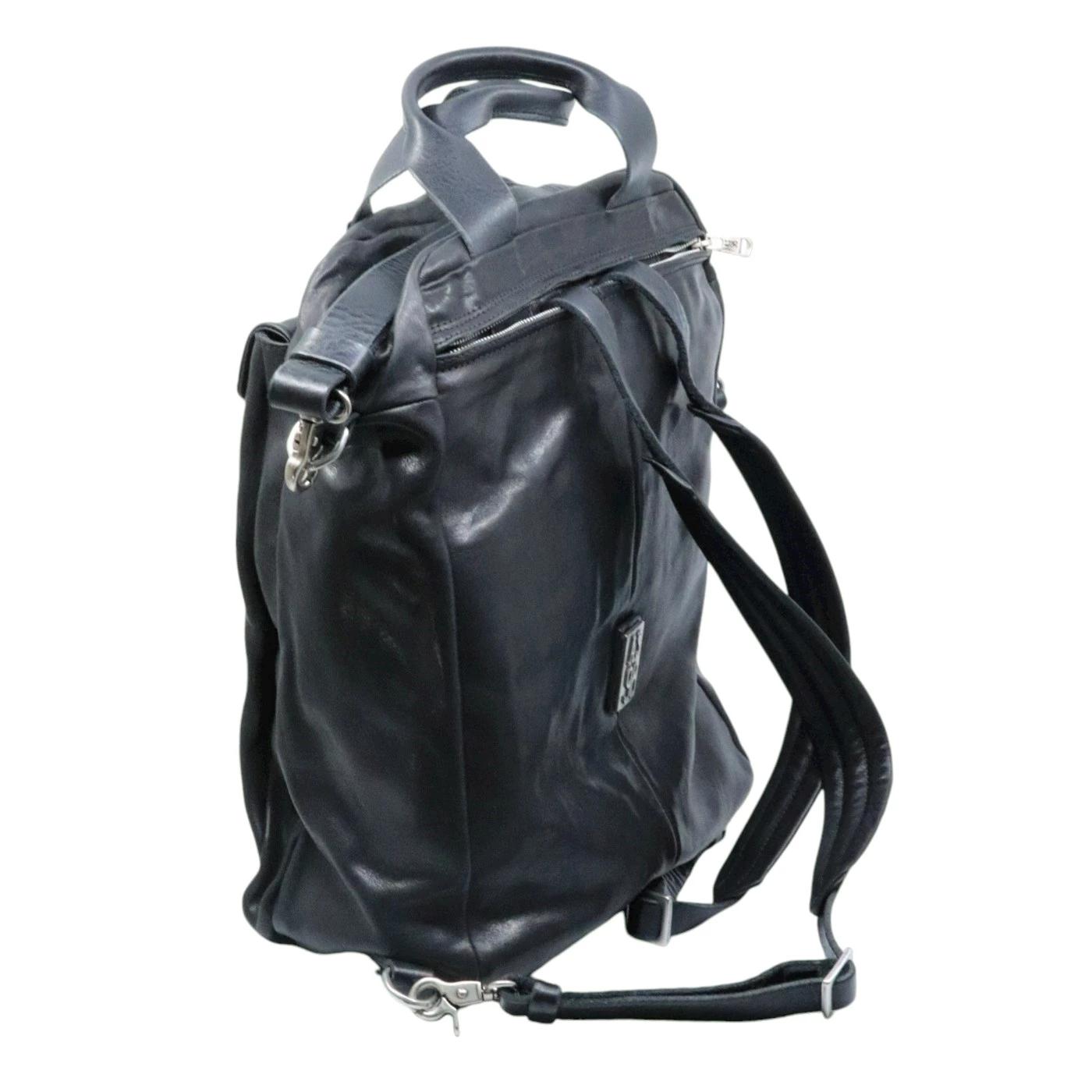 Zaino AS98 Galen in pelle nera