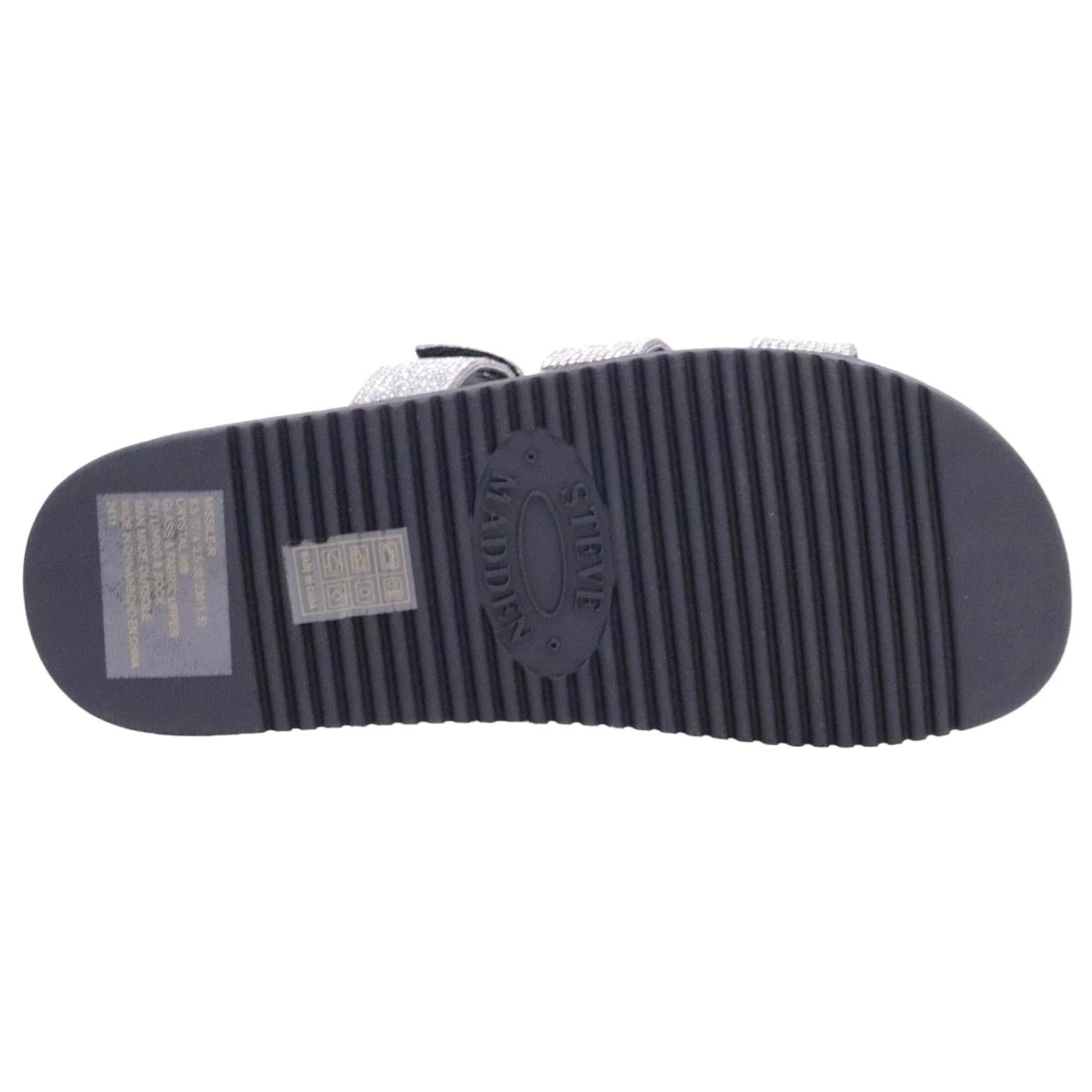Sandalo Steve Madden Missile in similpelle argento