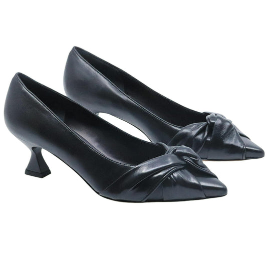 Décolleté donna The Seller SS109 in pelle nera