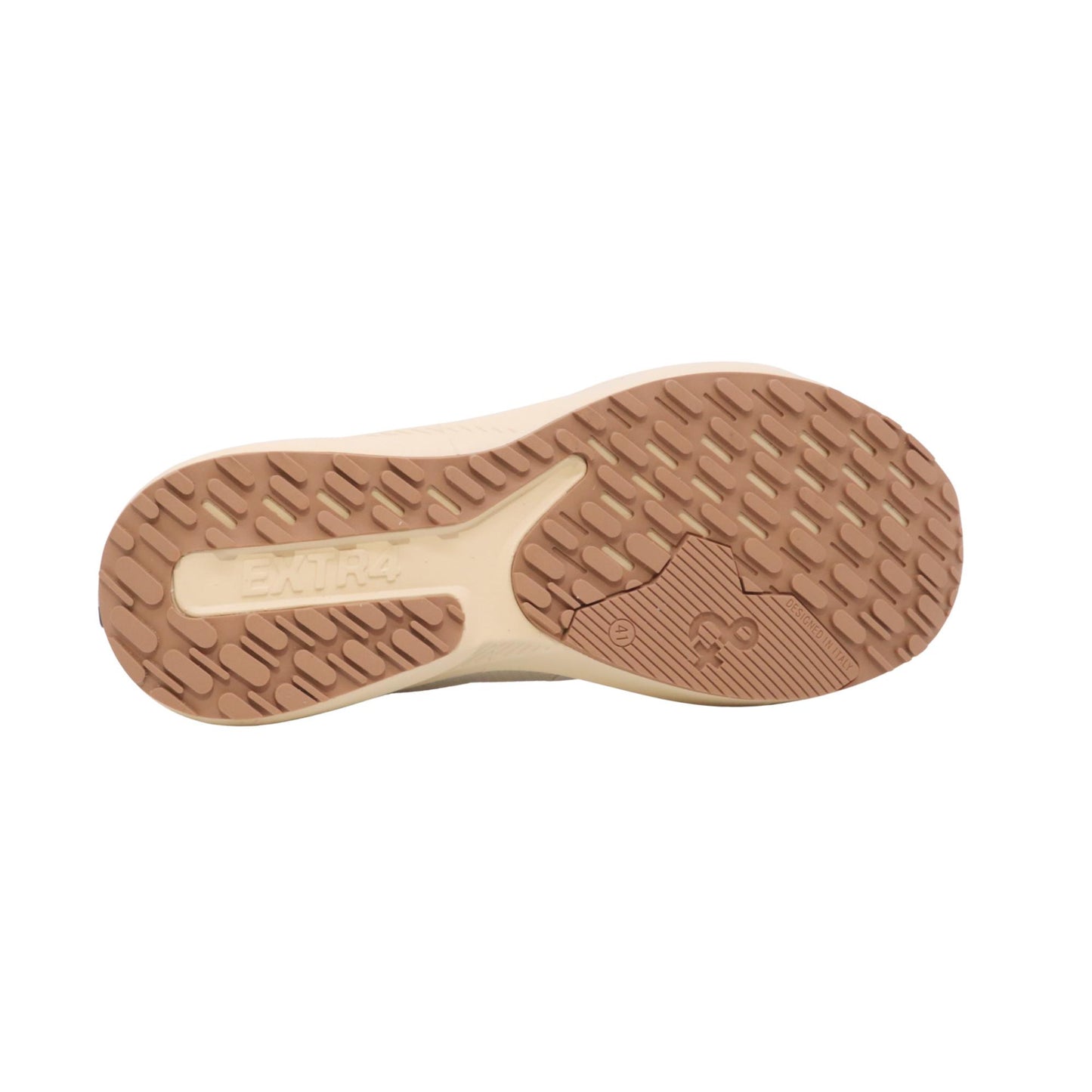 Extr4 Kaizen 3.01 sneaker uomo in tessuto tecnico traspirante bianco e cuoio