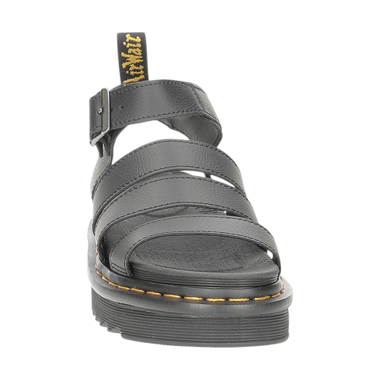 Dr Martens Blaire Athena sandalo donna in pelle nera<BR/>