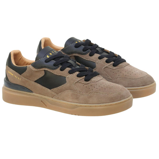 Extr4 Club Tennis sneaker uomo in camoscio marrone