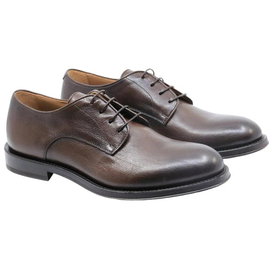 Scarpa Derby uomo Corvari 1821 in pelle marrone