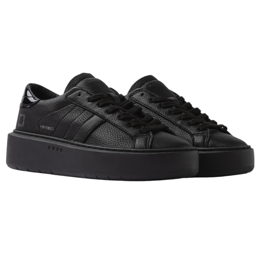 DATE Hill Platform Mono Black HP MN BK sneaker donna in pelle nera