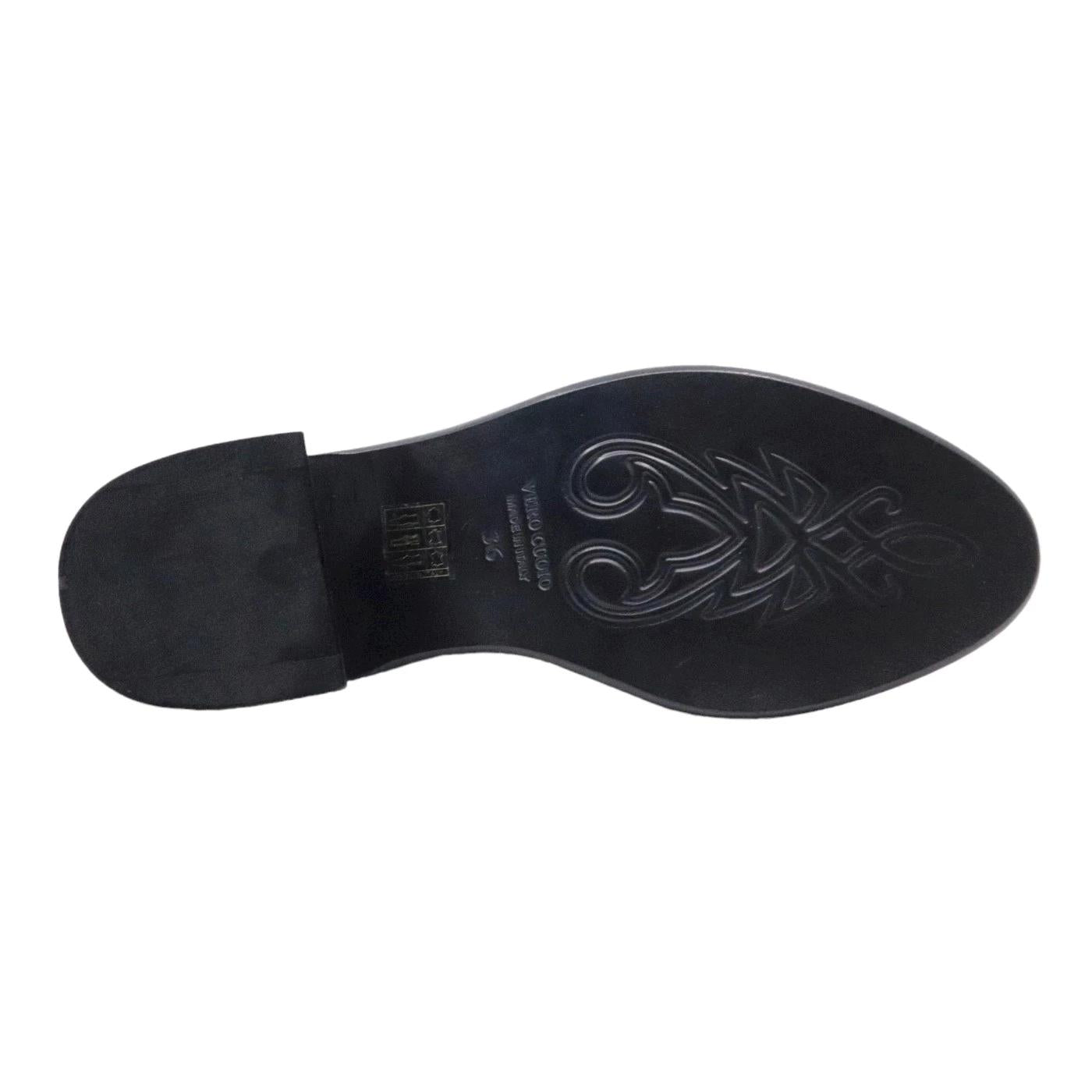 Stivaletto da donna Curiositè in pelle morbida di colore bordeaux