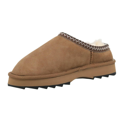 EMU Australia Sharky Scuff sabot donna in pelle castagna