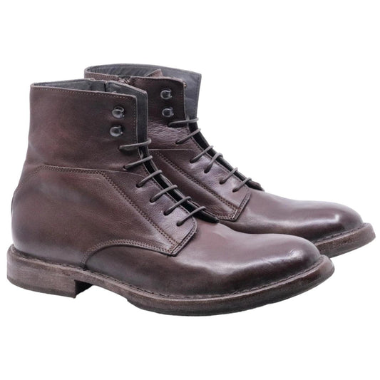 Stivaletto Moma 50308B CU da uomo in pelle marrone