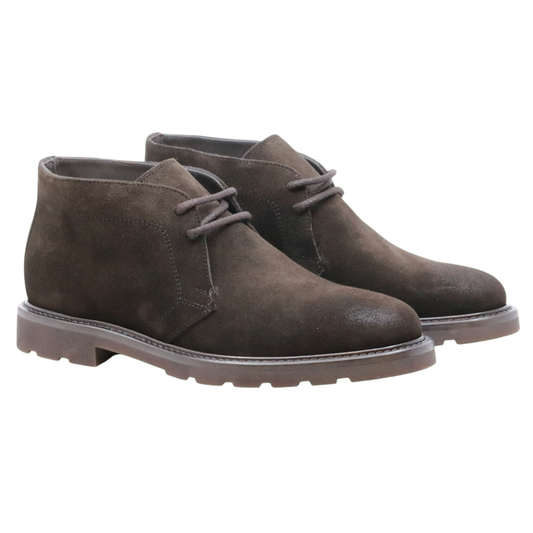 Triver Flight 798 polacchino uomo in suede marrone<BR/>