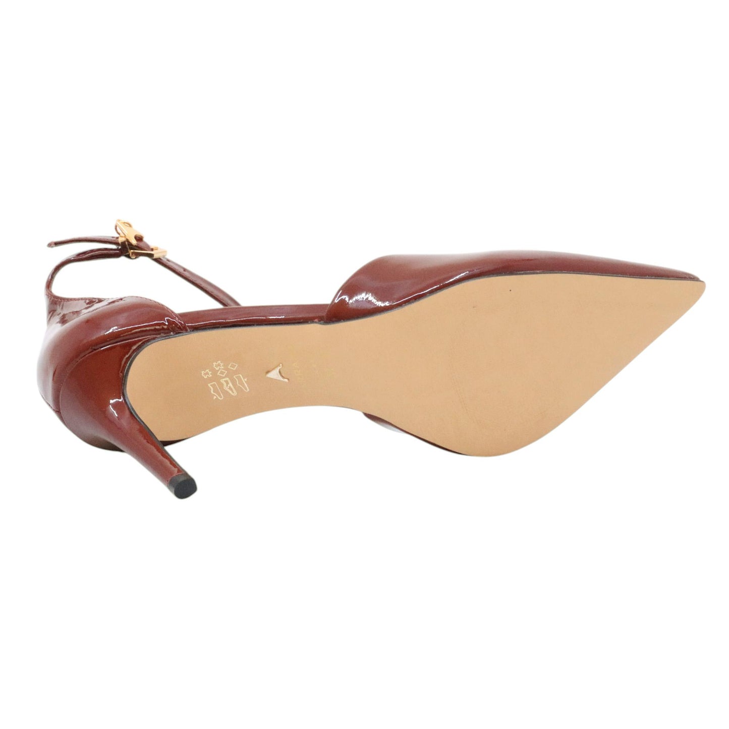 Carrano 195185 decolleté donna pelle vernice rossa