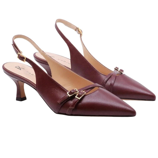 Slingback Fabio Rusconi 2565 donna in pelle