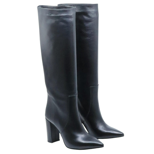 Stivale donna con tacco Ranyé 1000 in pelle nera