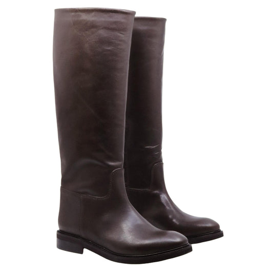 Stivale donna cavallerizzo Ranyé Cav in pelle marrone