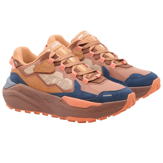 Extr4 Kaizen XL 1.03 sneaker donna tessuto beige athleisure multistrato