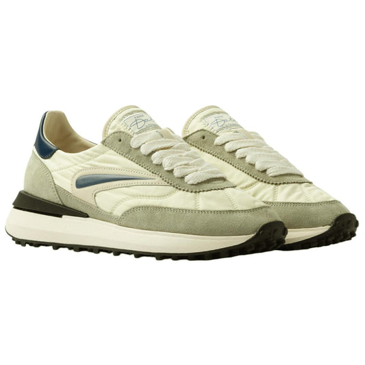DATE Athleta Nylon Vanilla AT NY VL sneaker uomo in nylon bianco vaniglia