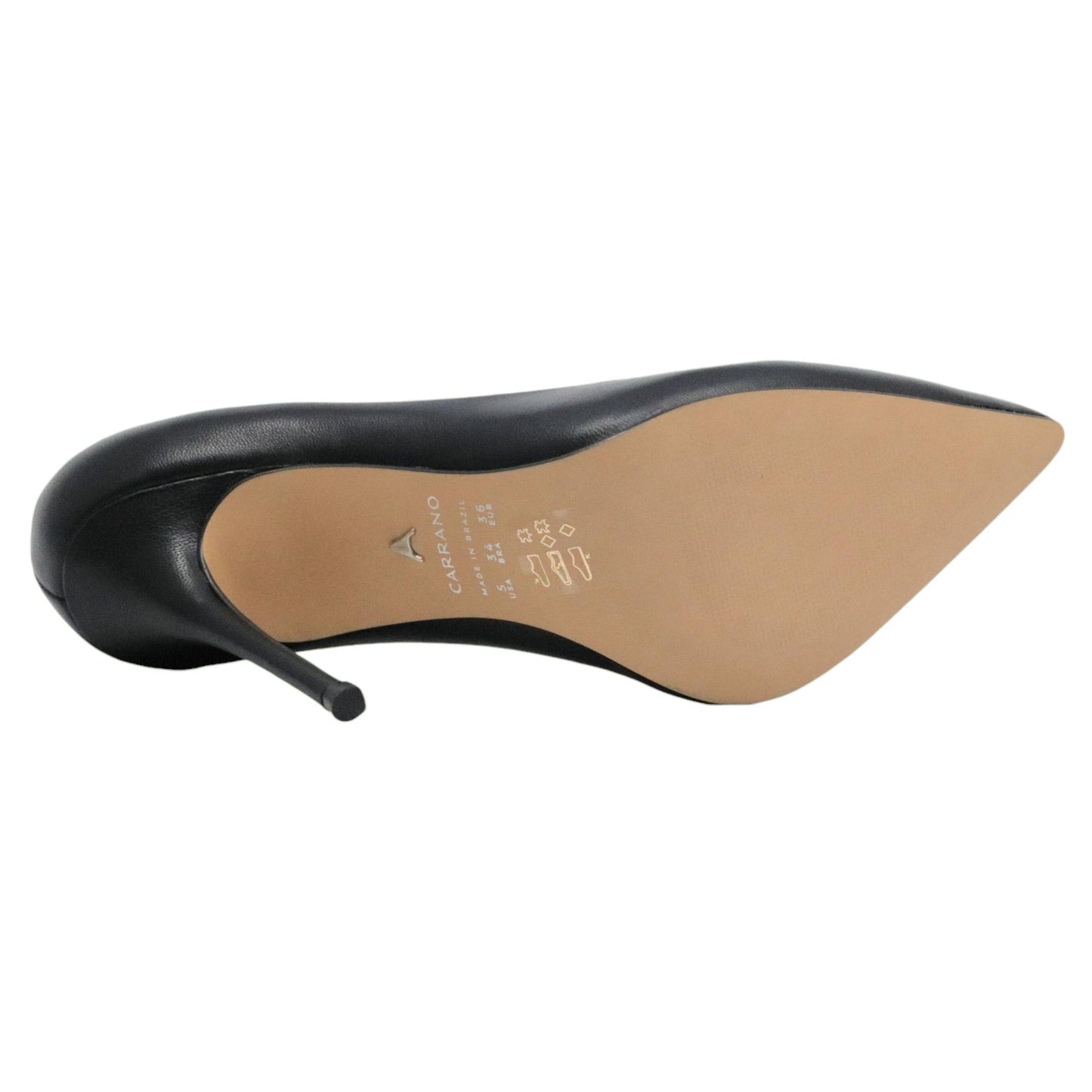 Décolleté donna Carrano 404003 in pelle di colore nero