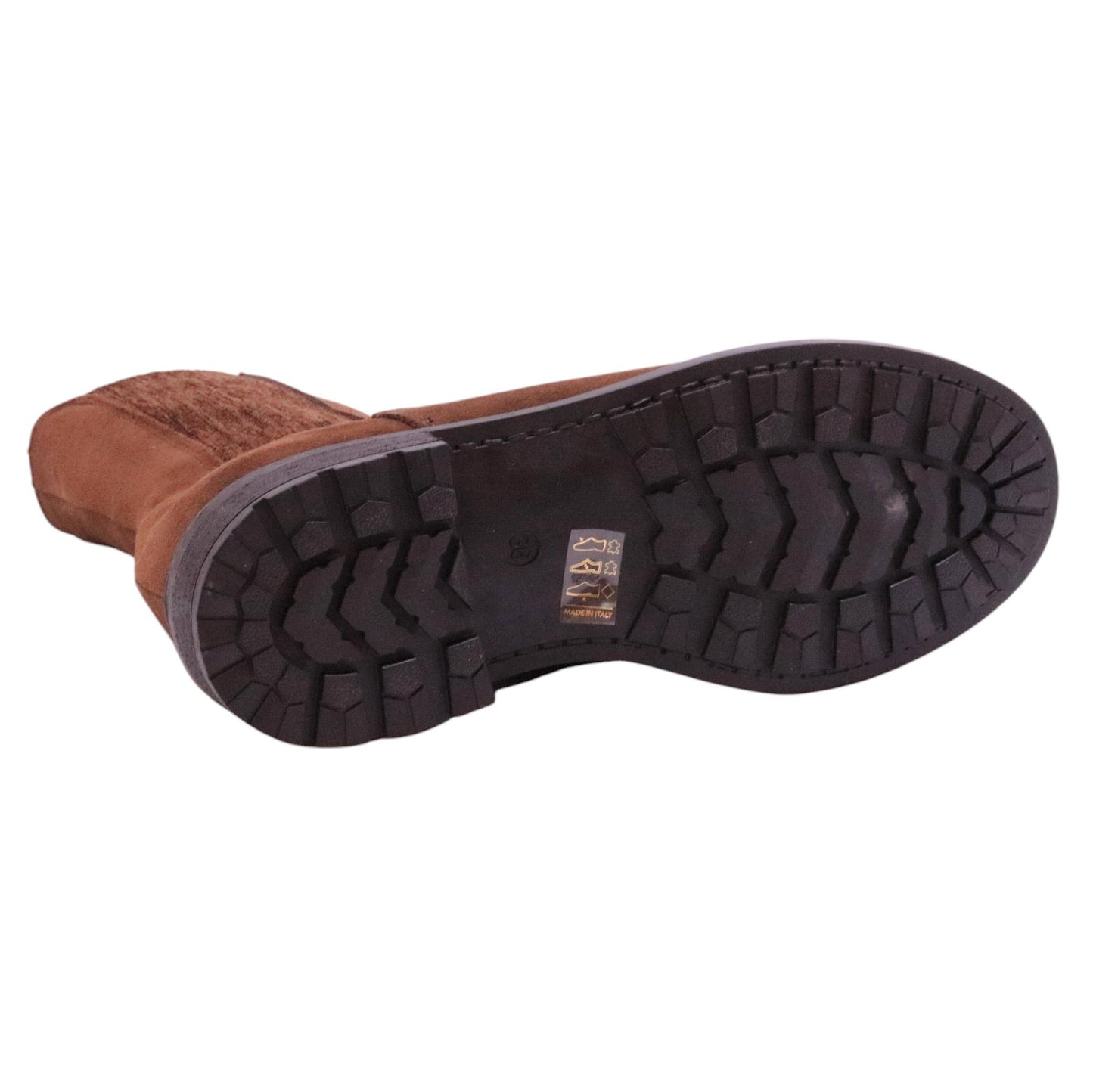 The Seller MW594 chelsea boot donna in camoscio marrone