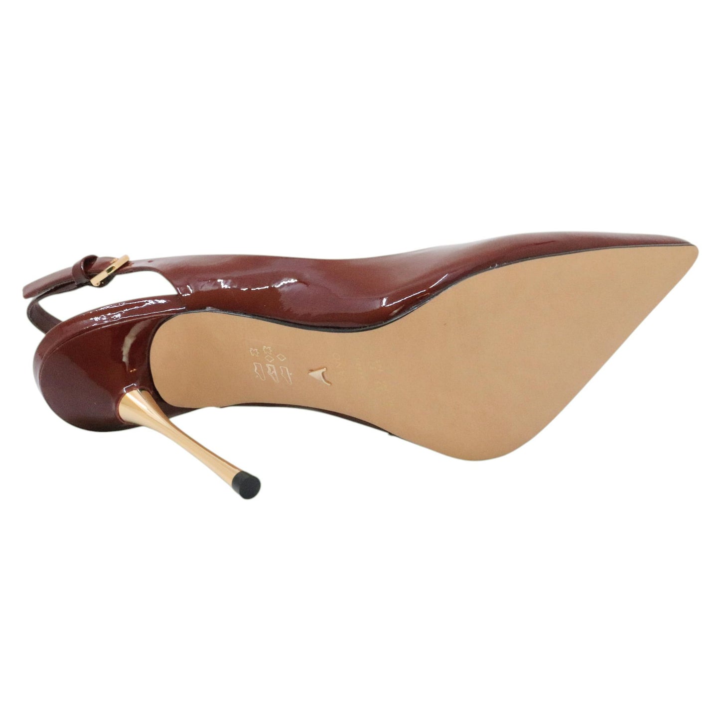 Carrano 151285 slingback donna pelle vernice rossa